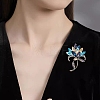 Alloy Rhinestone Brooch for Backpack Clothes PW-WG60DF6-01-3