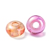 Transparent Acrylic European Beads X-OACR-E033-20-2