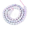 Anti-Tarnish Electroplate Glass Beads Strands GLAA-N057-6mm-05-2
