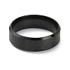 201 Stainless Steel Plain Band Ring for Men Women RJEW-WH0010-06H-MB-2