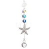 Glass Hanging Suncatchers HJEW-JM04579-01-2