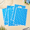 Polka Dot PET Plastic Packing Bags with Die Cut Hole Handle ABAG-TADJ0002-001H-3