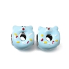 Alloy Enamel European Beads MPDL-F020-11B-P01-1