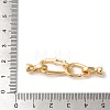 Brass Fold Over Clasps KK-A227-07G-3