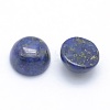 Natural Lapis Lazuli Cabochons G-P393-R11-6mm-2