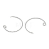 Brass Earring Hooks KK-C069-02P-2