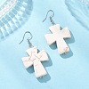 Synthetic Magnesite Dangle Earrings EJEW-JE06854-1