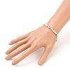 Natural Pearl Beads Stretch Bracelets BJEW-JB05539-02-4