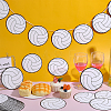 Paper Volleyball Hanging Banner AJEW-WH0752-464-4