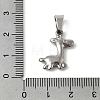 Animal Theme 304 Stainless Steel Pendants STAS-B167-27A-P-3