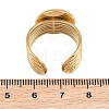 304 Stainless Steel Cuff Ring Components SA-CBA82C8-03D-G-3
