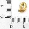 Ion Plating(IP) 304 Stainless Steel Slide Charms STAS-B075-37G-Q-3