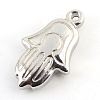 Hamsa Hand/Hand of Fatima/Hand of Miriam 201 Stainless Steel Pendants STAS-Q192-62-2