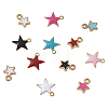 Alloy & Brass Enamel Charm Sets ENAM-TA0001-10-3