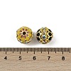 Brass Enamel Beads KK-L236-01B-G-3