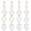 20Pcs 5 Style Natural Pearl Pendants PALLOY-PH01822-1