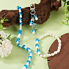 1Strand Handmade Lampwork Beads Strands LAMP-TA0001-84K-4