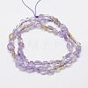 Natural Ametrine Beads Strands G-F521-22-2