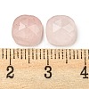 Natural Rose Quartz Cabochons G-M431-01I-3