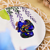 Handmade Lampwork Perfume Bottle Pendants LAMP-TADJ0001-06D-4