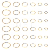 300Pcs 6 Colors Metal Open Jump Rings FIND-LP0002-15-1