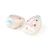 Printed Opaque Acrylic Beads OACR-B054-01M-2