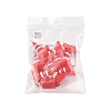 10Pcs Resin Iron Pendants RESI-FS0002-06-6