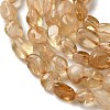 Natural Citrine(Heated) Beads Strands G-F827-A01-01-4