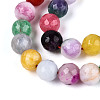 Dyed Natural White Jade Beads Strands G-T139-8mm-60-09-3