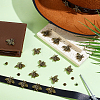 18Pcs Zinc Alloy Buttons FIND-GA0007-11-4