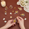 Virgin Mary Decorated Glass Empty Holy Water Bottles for Religious AJEW-WH0410-374B-3