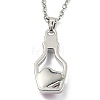 Alloy Resin Pendant Necklaces NJEW-B0003-06P-2