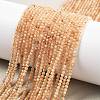 Natural Citrine(Heated) Beads Strands LS-G-RM250104-A8-5