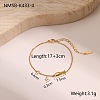 304 Stainless Steel Pave Cubic Zirconia Charm Bracelets WG7D1B6-01-1