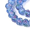 Handmade Luminous Lampwork Beads Strands LAMP-N037-01D-4