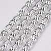 304 Stainless Steel Figaro Chains CHS-G005-D-02P-1