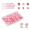 497Pcs 5 Style Rainbow ABS Plastic Imitation Pearl Beads OACR-YW0001-07D-2
