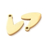 304 Stainless Steel Charms LS-SA-G606-02G-2