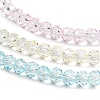 Transparent Painted Glass Beads Strands DGLA-A034-T3mm-A21-4