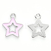 Alloy Enamel Pendants ENAM-S121-027B-P-2