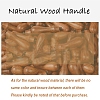 DIY Wood Wax Seal Stamp AJEW-WH0131-158-3
