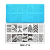 Stainless Steel Nail Art Stamping Plates MRMJ-S048-SBK-T14-1