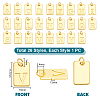 26Pcs 26 Styles Brass Pendants KK-PH0014-87-2