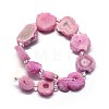 Natural Druzy Quartz Crystal Beads Strands G-F582-A01-2