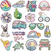 18Pcs Computerized Embroidery Cloth Sew on Patches PW-WG91852-01-1