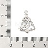 Brass Micro Pave Cubic Zirconia Pendants KK-H521-02A-P-3