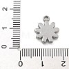 Anti-Tarnish 304 Stainless Steel Charms STAS-M084-01A-P-3