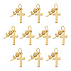 10Pcs Brass Pendants HJEW-TAC0175-2