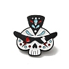 Halloween Baking Paint Zinc Alloy Brooch JEWB-M037-02B-1