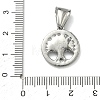 304 Stainless Steel Pendants STAS-D225-11P-3